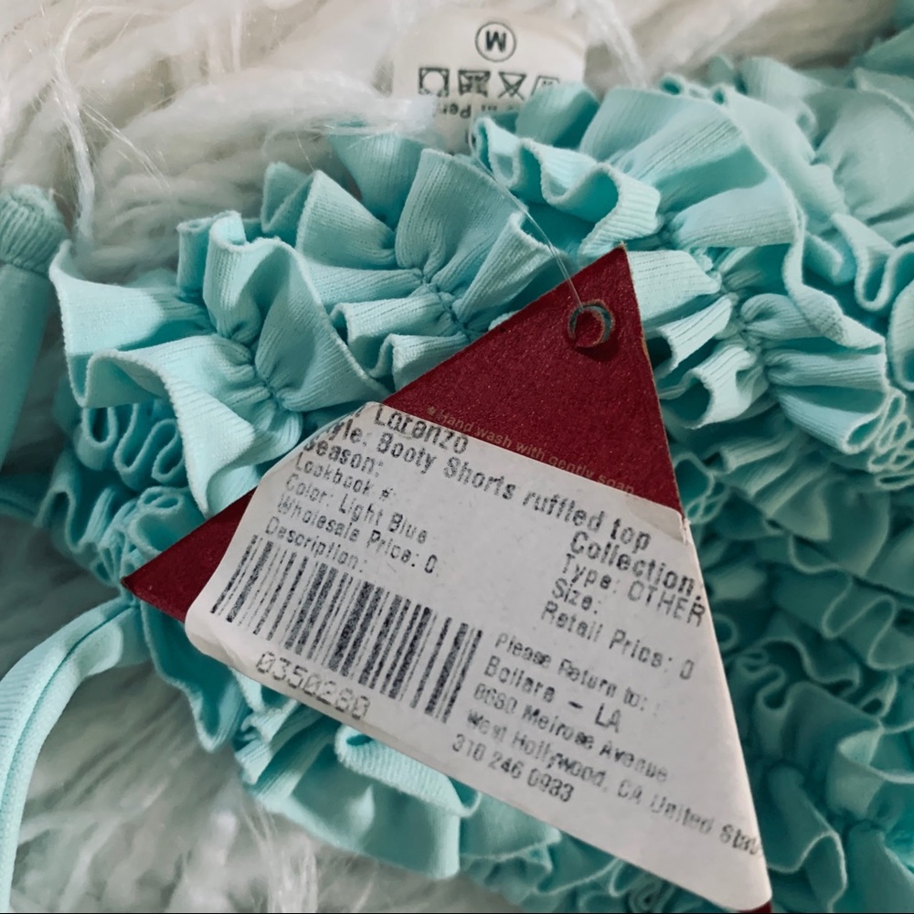 Light Blue Ruffle Bikini - Picture 4 of 5